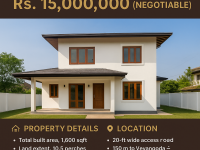 LUXURY BRAND-NEW MODERN HOUSE FOR SALE – VEYANGODA 
