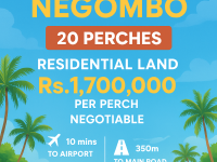  PRIME RESIDENTIAL LAND FOR SALE – KURANA, NEGOMBO 