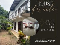 Land with Two-Story House for Sale in Kotte