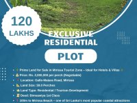 High Residential Land For Sale In Mirissa