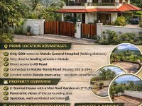 PRIME 2-STORIED HOUSE FOR SALE – MATALE TOWN