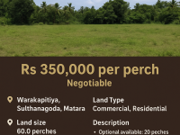 PRIME LAND FOR SALE – MATARA